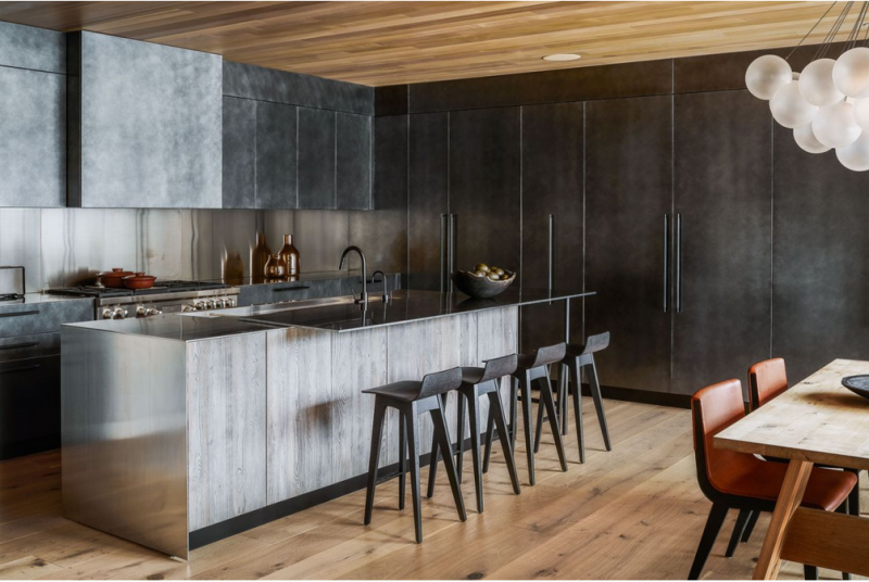 Интерьер особняка в Джексоне, Вайоминг