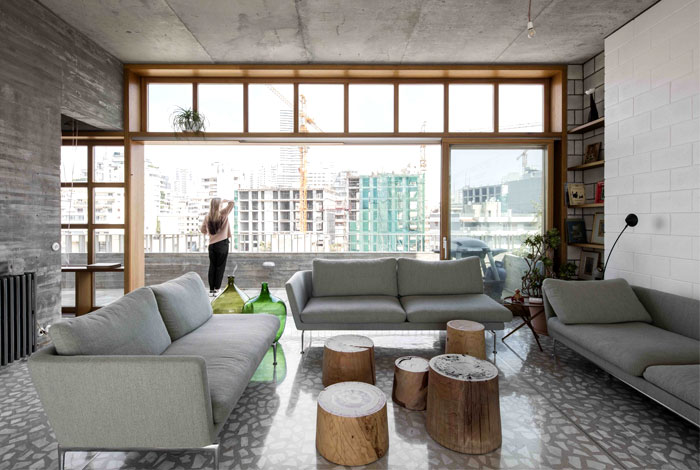 Интерьер пентхауса в Бейруте Интерьер пентхауса в Бейруте