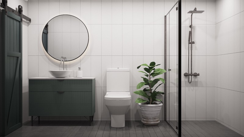 Интерьер спальни в индустриальном стиле