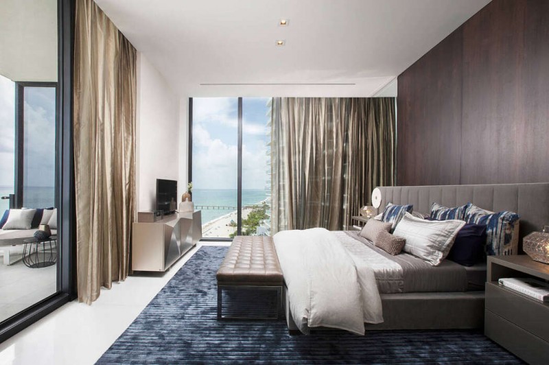 Современная квартира на набережной в Майами - Бич, штат Флорида Современная квартира на набережной в Майами - Бич, штат Флорида