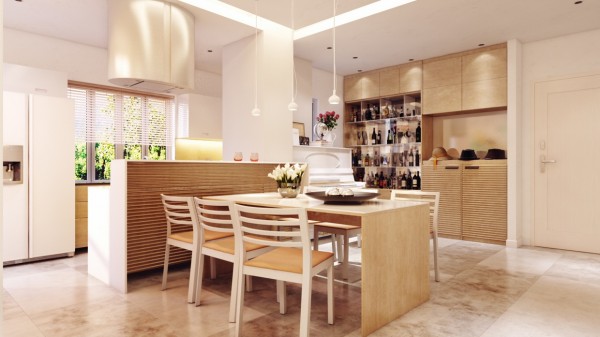 Светлые и теплые тона для визуального увеличения пространства