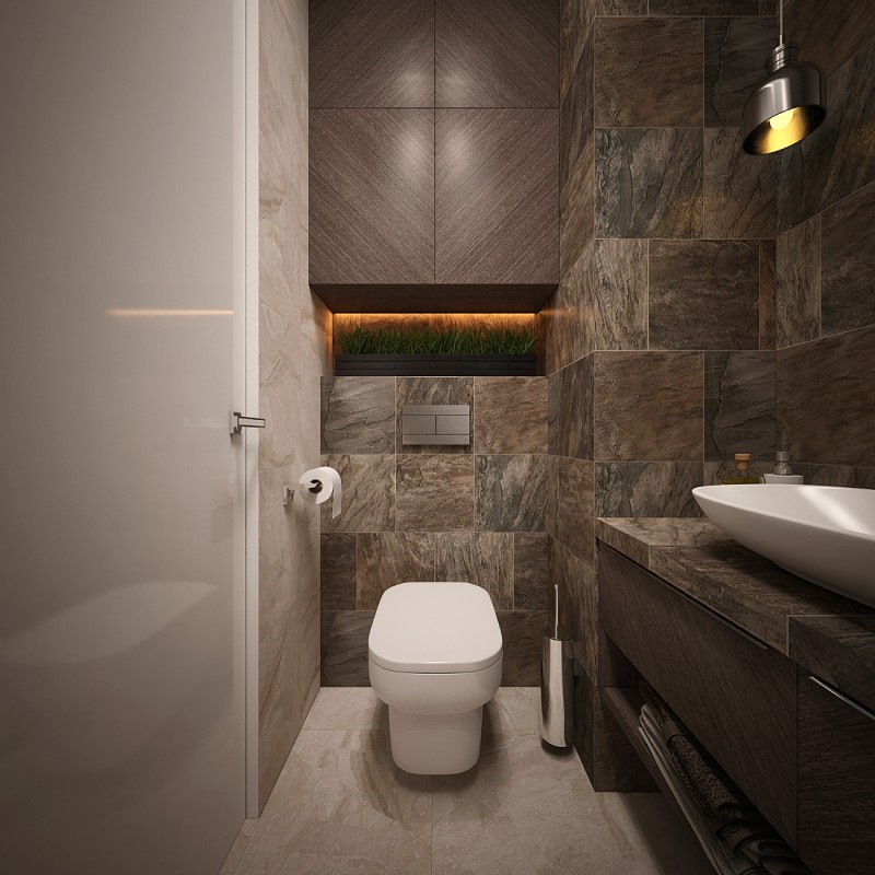 Интерьер варшавской квартиры в коричневых тонах Интерьер варшавской квартиры в коричневых тонах