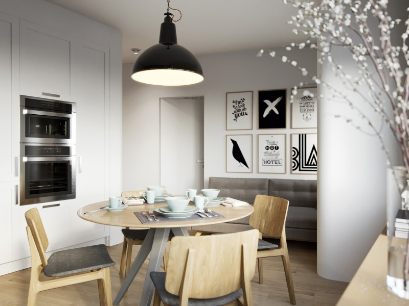 Светлая квартира площадью 68 кв.м.