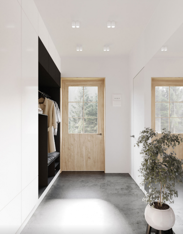 Умеренно аскетичное пространство для молодой семьи с двумя детьми Умеренно аскетичное пространство для молодой семьи с двумя детьми