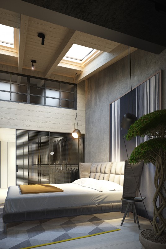 Бетон в интерьере: деликатен и ненавязчив