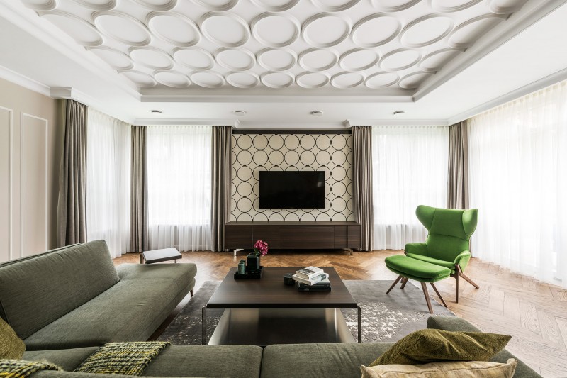 Интерьер коттеджа в приглушенных тонах Интерьер коттеджа в приглушенных тонах