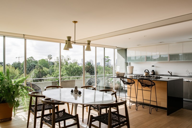 Интерьер квартиры в Лас-Кондес, Чили Интерьер квартиры в Лас-Кондес, Чили