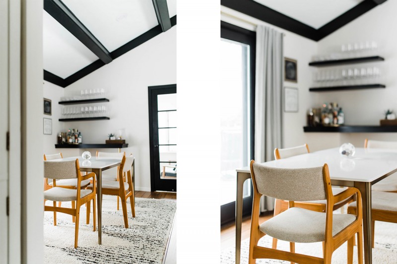 Контрастный интерьер ранчо в Миннеаполисе