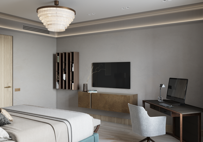 Квартира, оформленная в приглушенных тонах