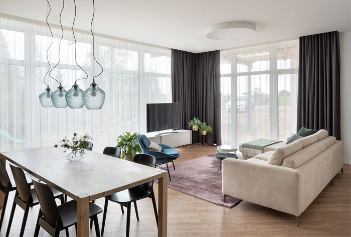 Минималистичный и непринужденный иньтерьер квартиры в Вильнюсе