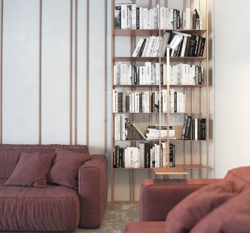 Простая, но элегантная атмосфера с элементами роскоши