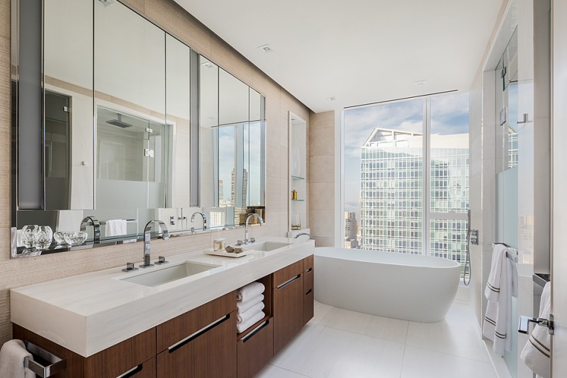 Изысканный интерьер просторных апартаментов в Нью-Йорке