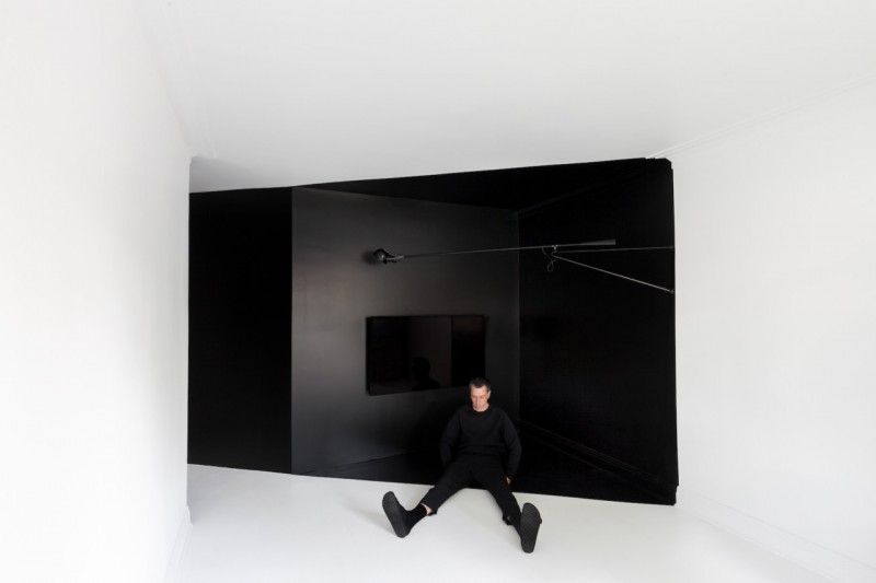 Контрастный интерьер особняка в Монреале, Канада