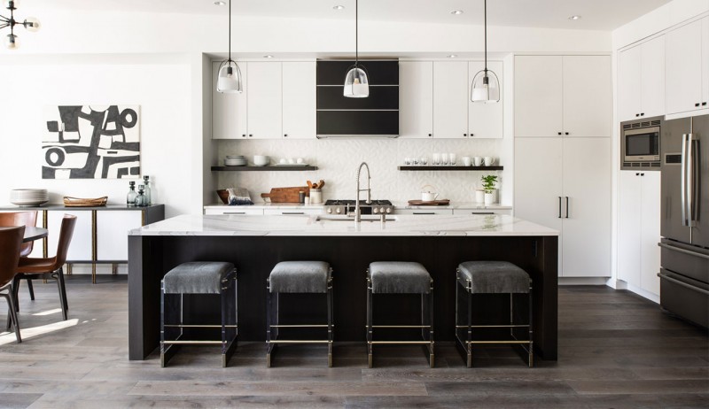 Квартира, оформленная в строгих тонах Квартира, оформленная в строгих тонах