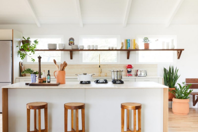 Минималистичная резиденция, расположенная в Монток, штат Нью-Йорк