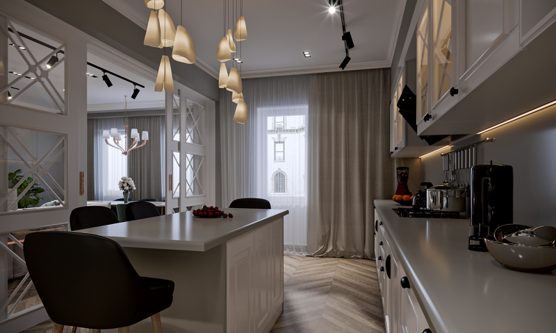 Пастельные тона в интерьере уютных апартаментов Пастельные тона в интерьере уютных апартаментов