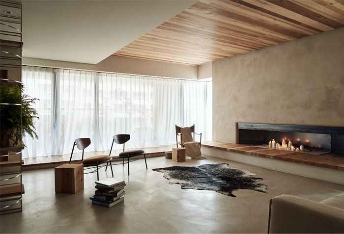 Спокойная и эстетически нежная обстановка квартиры в Тайчжуне, Китай