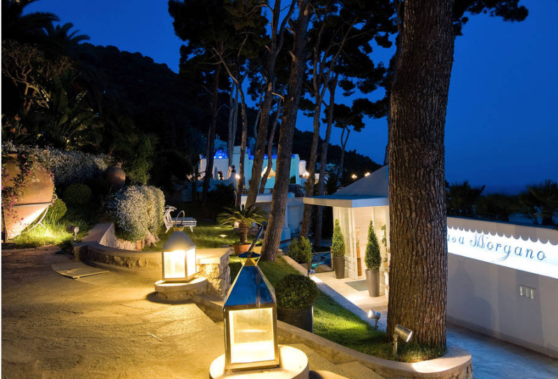 Интерьер отеля Casa Morgano на Капри