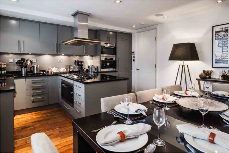 Изысканный интерьер пентхауса в Лондоне Изысканный интерьер пентхауса в Лондоне