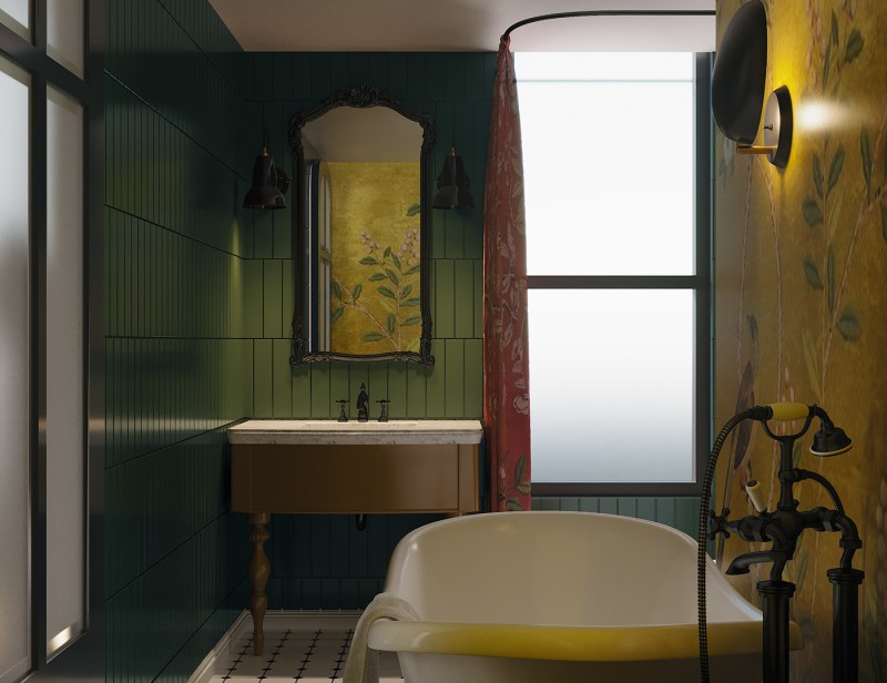 Яркие апартаменты в неоклассическом стиле