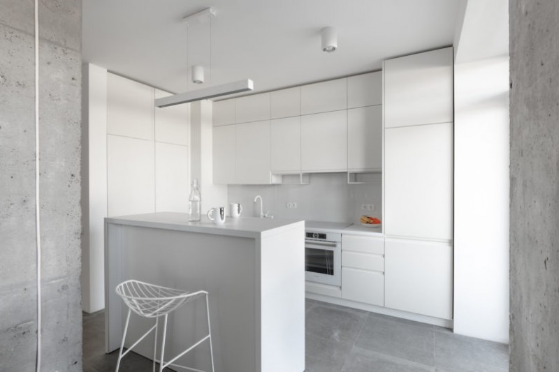 Минималистичный интерьер студии во Львове