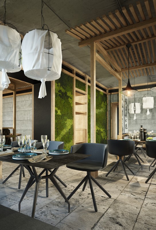 Проект японского ресторана