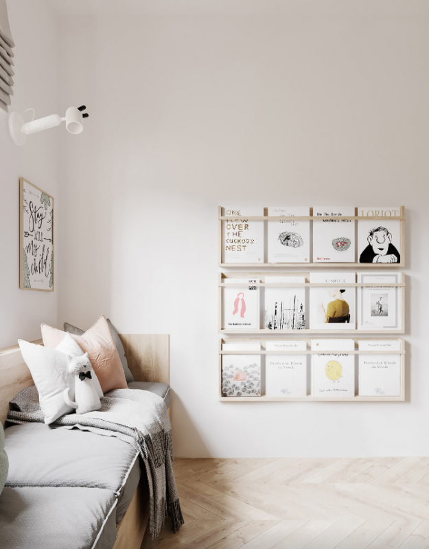 Умеренно аскетичное пространство для молодой семьи с двумя детьми Умеренно аскетичное пространство для молодой семьи с двумя детьми