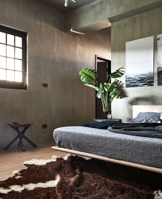 Индустриальный декор и японский стиль интерьера апартаментов в Тайване Индустриальный декор и японский стиль интерьера апартаментов в Тайване