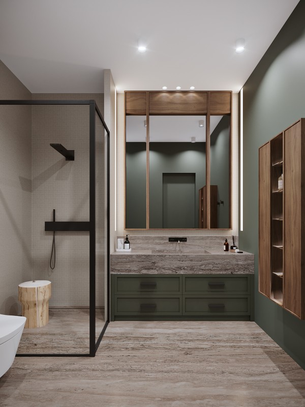 Интерьер в черно-белых тонах