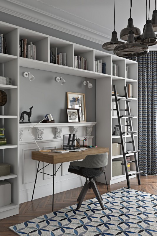 Квартира для большой семьи в классическом стиле Квартира для большой семьи в классическом стиле