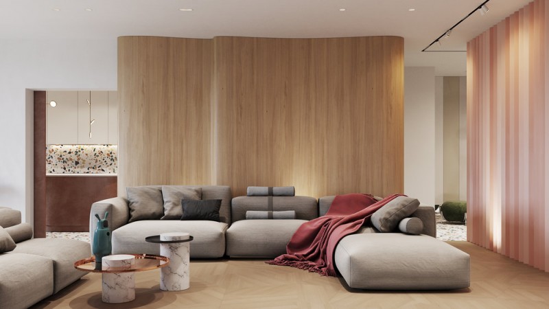 Легкое и воздушное пространство квартиры