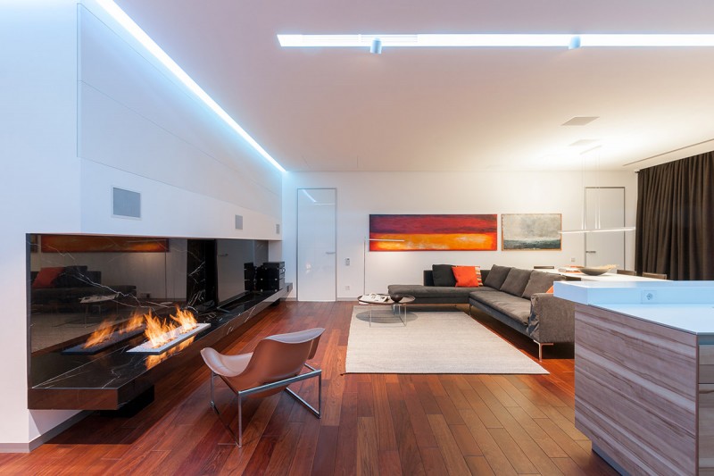 Просторная квартира в стиле "минимализм" Просторная квартира в стиле "минимализм"