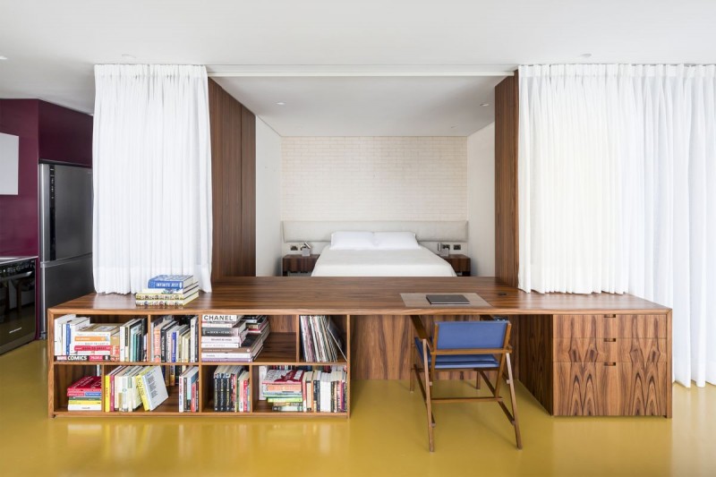 Современная квартира-студия в Сан-Паулу