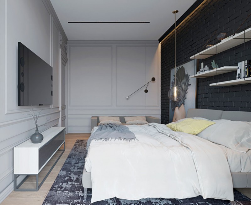 Эклектичный стиль с элементами классики и лофт