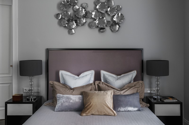 Интерьер в черно-белом цвете Интерьер в черно-белом цвете