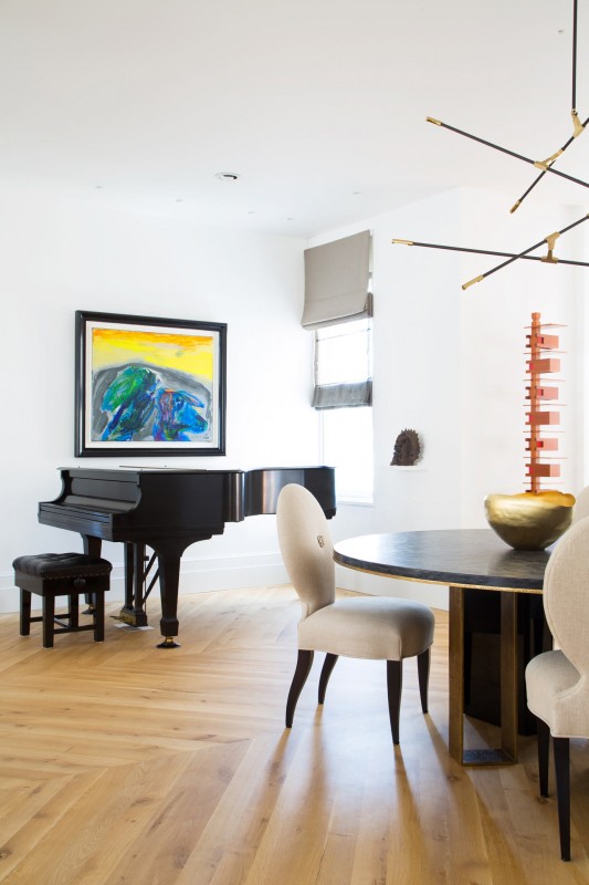 Изысканный интерьер дома в Ноттинг-Хилле Изысканный интерьер дома в Ноттинг-Хилле