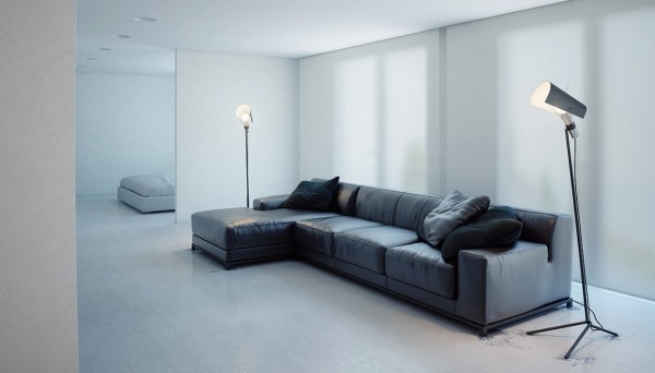 Минималистская квартира в белом цвете