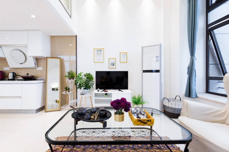 Современная квартира-лофт рядом с университетским городом Сунцзян в Шанхае