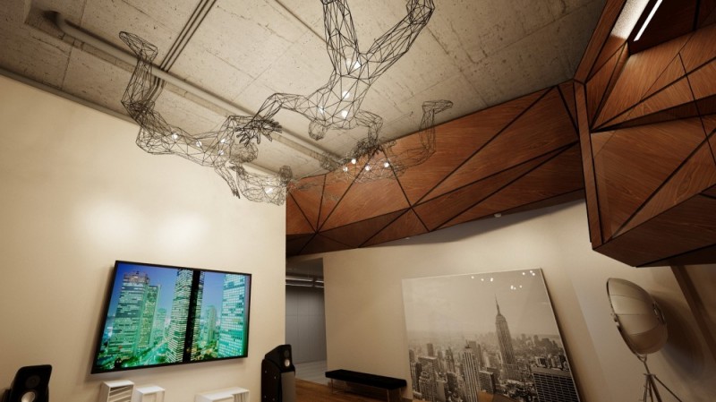 Двухуровневый пентхаус с панорамными окнами