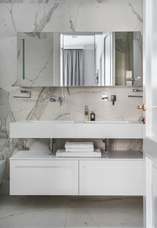 Интерьер в черно-белом цвете Интерьер в черно-белом цвете