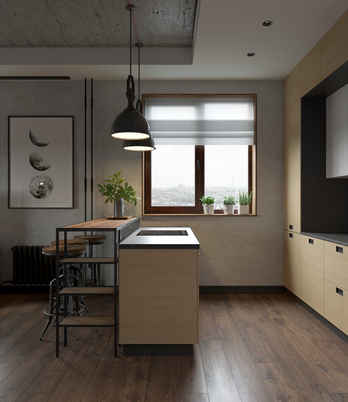 Квартира в стиле "лофт"