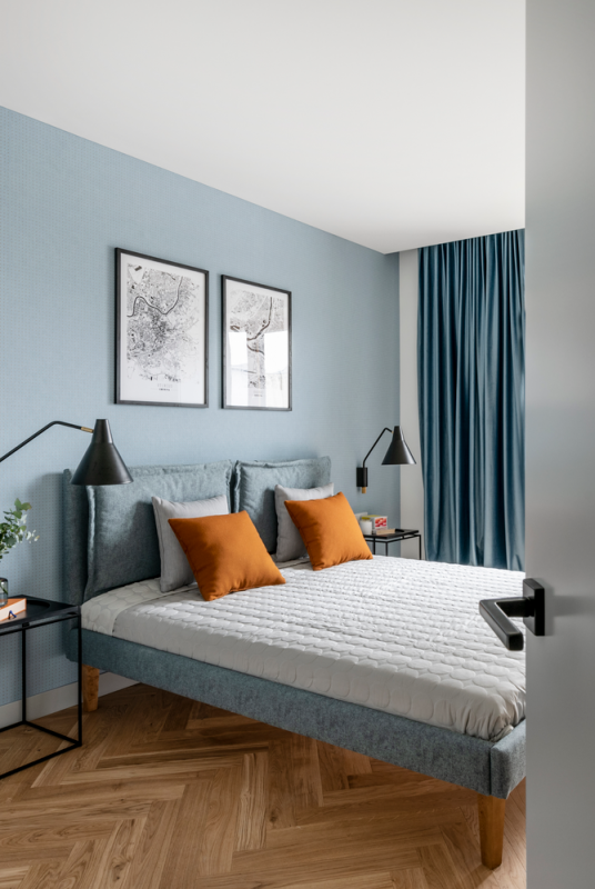 Преобладающие серые оттенки в интерьере квартиры в Вильнюсе Преобладающие серые оттенки в интерьере квартиры в Вильнюсе