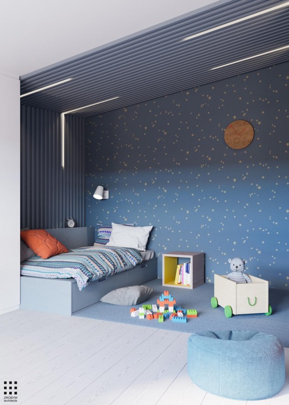 Проект дома, оформленного в спокойных тонах