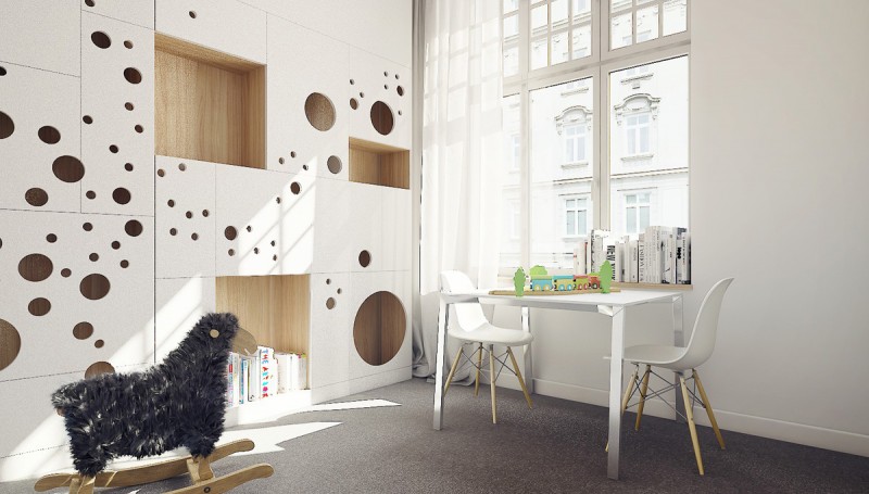 Современные и функциональные двухуровневые апартаменты в Кракове