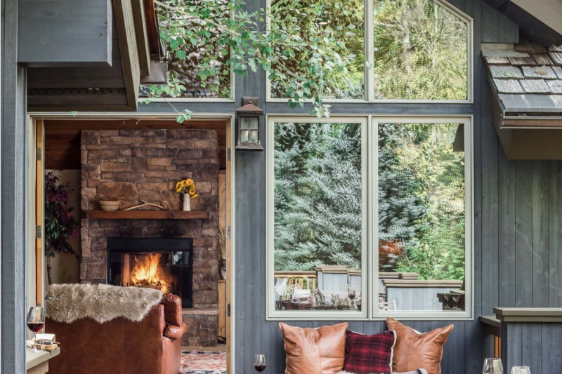 Современный дом-шале в Титон-Вилидж, Вайоминг