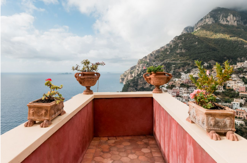 Дом в стиле "барокко" на холмах Позитано, Италия Дом в стиле "барокко" на холмах Позитано, Италия