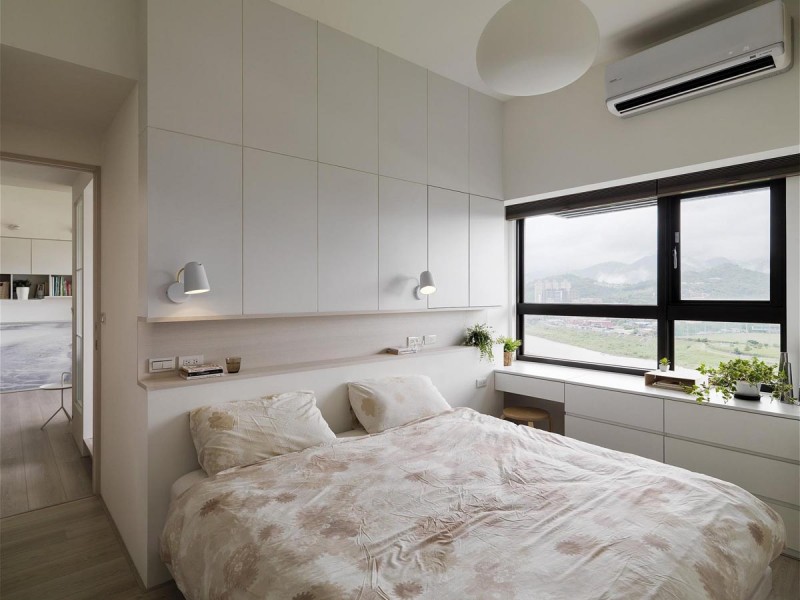 Интерьер светлой квартиры в Тайбэе