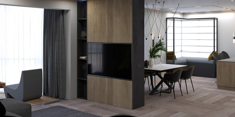 Изящный дом с вертикальными садами и уникальной системой освещения