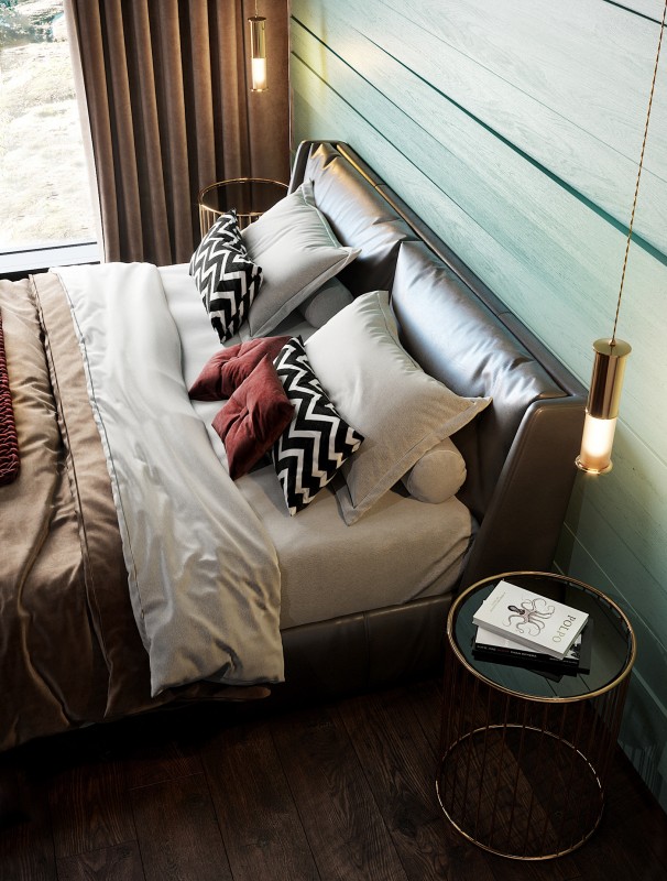 Проект спальни в австрийском шале