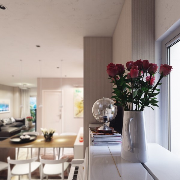 Светлые и теплые тона для визуального увеличения пространства